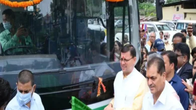 Photo of देहरादून: इलेक्ट्रिक एसी बस सेवा शुरू, सीएम धामी ने दिखाई हरी झंडी