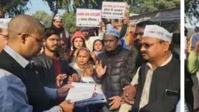 Photo of  नगर निगम की ओर से कोई बंदोबस्त न होने से नाराज आप के कार्यकर्ताओं ने किया ऐसा जोरदार प्रदर्शन..