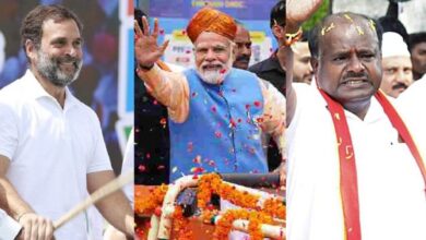 Photo of  कर्नाटक में प्रचार अभियान में जहां भाजपा के लिए प्रधानमंत्री मोदी ने 19 जनसभाएं की तो राहुल गांधी 12 दिनों तक राज्य में रहे..