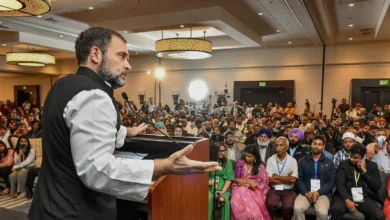 Photo of न्यूयॉर्क में खालिस्तान समर्थकों ने लगाए राहुल के खिलाफ नारे…