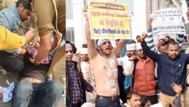 Photo of यूपी विधानसभा का घेराव करने जा रहे अभ्यर्थियों की पुलिस से खींचतान
