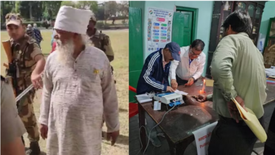 Photo of उत्तराखंड: हरिद्वार में बूथ केंद्र पर वोट डालने गए मतदाता ने EVM पटकी