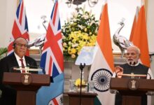 Photo of टैरिफ वॉर के बीच पीएम मोदी से बोले फिजी के प्रधानमंत्री