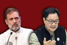 Photo of जॉर्ज सोरोस का नाम लेकर राहुल गांधी पर बरसे किरेन रिजिजू