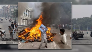 Photo of नेपाल से लगे राज्यों में हाई अलर्ट जारी, सीमा पर लोगों की तलाशी ले रहे जवान