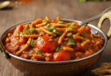 Photo of इस आसान रेसिपी से मिनटों में तैयार करें सेव-टमाटर की सब्जी