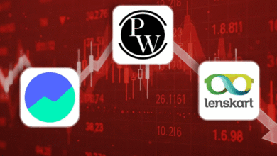 Photo of Groww, फिजिक्सवाला और लेंसकार्ट के शेयरों में गिरावट