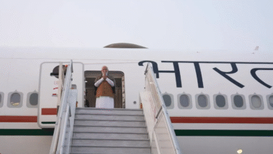 Photo of जी-20 समिट में हिस्सा लेने दक्षिण अफ्रीका रवाना हुए पीएम मोदी