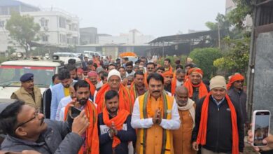 Photo of पटना में रोड शो के बाद प्रदेश अध्यक्ष की कुर्सी पर बैठे सरावगी