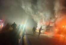 Photo of डोईवाला में हादसा, लोहाघाट से देहरादून आ रही रोडवेज बस में लगी भीषण आग