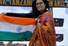 Photo of इंदौर की बेटी आंकाक्षा ने 19 हजार फीट ऊंची किलिमंजारों चोटी पर की चढ़ाई