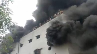Photo of मध्य प्रदेश के ग्वालियर में जूता बनाने वाले कारखाने में लगी भीषण आग