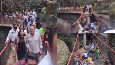 Photo of उद्घाटन के दौरान अचानक बह गया नया पुल, वीडियो देख आपके भी उड़ जाएगे होश