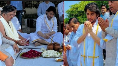 Photo of माँ की अस्थियां विसर्जित करने हरिद्वार पहुंचे महेश बाबू, देखने को लगी लोगों की भीड़