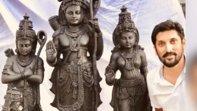 Photo of राम मंदिर के गर्भगृह के लिए चुनी गई अरुण योगीराज की तराशी मूर्ति