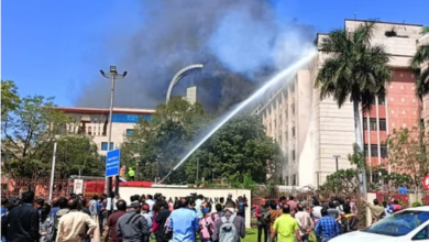 Photo of मध्यप्रदेश के वल्लभ भवन में लगी आग, दस्तावेज जलकर हुए खाक