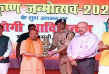 Photo of श्रीकृष्ण जन्माष्टमी पर लखनऊ पुलिस रिजर्व लाइन पहुंचे सीएम योगी…