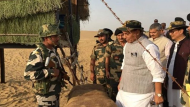 Photo of रक्षा मंत्री राजनाथ सिंह आज से जैसलमेर में पाकिस्तान सीमा के दौरे पर