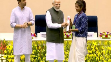 Photo of मध्य प्रदेश:  प्रधानमंत्री मोदी ने बैतूल की बेटी को किया सम्मानित