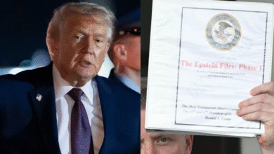 Photo of एपस्टीन फाइल्स में ट्रंप के नाम पर अमेरिकी न्यायिक विभाग का बयान