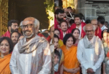 Photo of 75वें जन्मदिन के बाद परिवार संग तिरुपति पहुंचे रजनीकांत