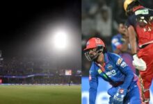 Photo of 4 बैटर्स शून्य पर आउट, आंधी ने 5 मिनट के लिए डाला खलल; घर पर आरसीबी ने दिल्ली को झकझोरा